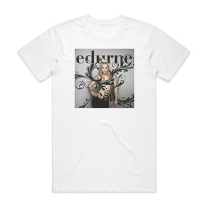 Edurne Nueva Piel Album Cover T-Shirt White Edurne Nueva Piel Album Cover T-Shirt White