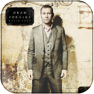 David Gray Draw The Line Album Cover Sticker David Gray Draw The Line Album Cover Sticker