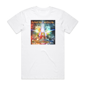 Enceladus Journey To Enlightenment Album Cover T-Shirt White Enceladus Journey To Enlightenment Album Cover T-Shirt White