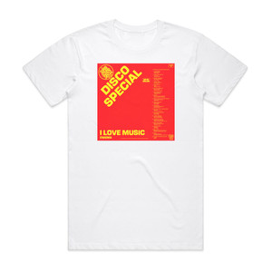 Enigma I Love Music Album Cover T-Shirt White Enigma I Love Music Album Cover T-Shirt White