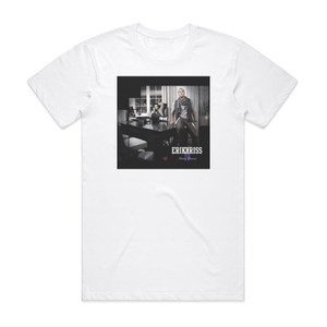 Erik og Kriss Back To Business Album Cover T-Shirt White Erik og Kriss Back To Business Album Cover T-Shirt White