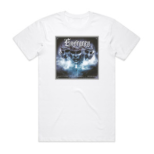 Evergrey Solitude Dominance Tragedy Album Cover T-Shirt White Evergrey Solitude Dominance Tragedy Album Cover T-Shirt White