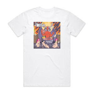 El Reno Renardo Meriendacena Con Satn Album Cover T-Shirt White El Reno Renardo Meriendacena Con Satn Album Cover T-Shirt White