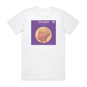 Etta James All The Way Album Cover T-Shirt White Etta James All The Way Album Cover T-Shirt White