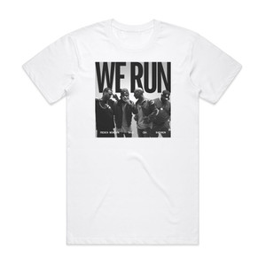 Eshraque iSHi Mughal We Run Album Cover T-Shirt White Eshraque iSHi Mughal We Run Album Cover T-Shirt White