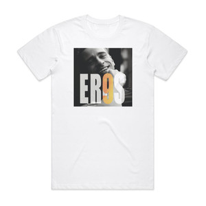 Eros Ramazzotti 9 Album Cover T-Shirt White Eros Ramazzotti 9 Album Cover T-Shirt White