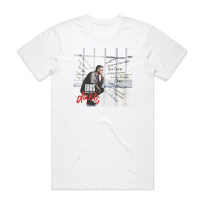 Eros Ramazzotti Duets Album Cover T-Shirt White Eros Ramazzotti Duets Album Cover T-Shirt White