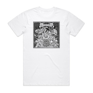 Endseeker Flesh Hammer Prophecy Album Cover T-Shirt White Endseeker Flesh Hammer Prophecy Album Cover T-Shirt White