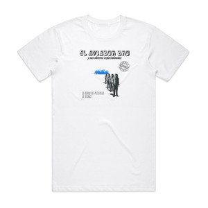 El Aviador Dro Nuclear S Album Cover T-Shirt White