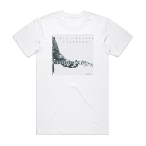 Eric Clapton Slowhand 2 Album Cover T-Shirt White Eric Clapton Slowhand 2 Album Cover T-Shirt White