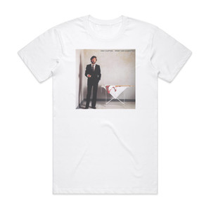 Eric Clapton Money And Cigarettes Album Cover T-Shirt White Eric Clapton Money And Cigarettes Album Cover T-Shirt White