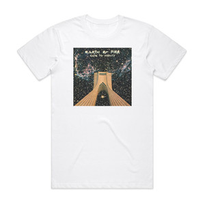 Earth and Fire Gate To Infinity Album Cover T-Shirt White