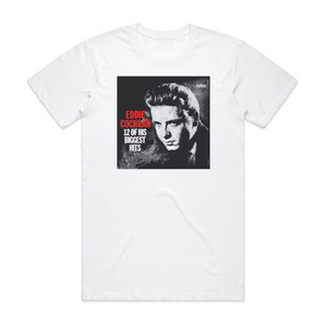 Eddie Cochran 12 Of His Biggest Hits Album Cover T-Shirt White