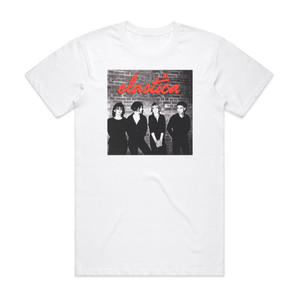 Elastica Elastica Album Cover T-Shirt White Elastica Elastica Album Cover T-Shirt White