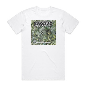Exodus Another Lesson In Violence Album Cover T-Shirt White Exodus Another Lesson In Violence Album Cover T-Shirt White