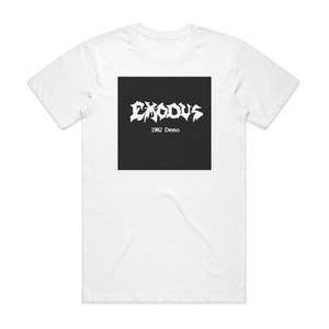 Exodus Demo Album Cover T-Shirt White Exodus Demo Album Cover T-Shirt White