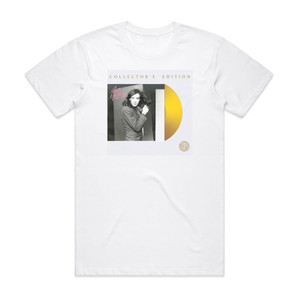 Eddie Money Eddie Money Album Cover T-Shirt White Eddie Money Eddie Money Album Cover T-Shirt White