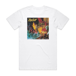 Edguy The Savage Poetry 1 Album Cover T-Shirt White Edguy The Savage Poetry 1 Album Cover T-Shirt White