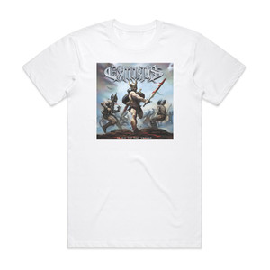 Exmortus Slave To The Sword Album Cover T-Shirt White Exmortus Slave To The Sword Album Cover T-Shirt White