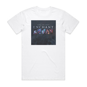 Enchant Live At Last Album Cover T-Shirt White Enchant Live At Last Album Cover T-Shirt White