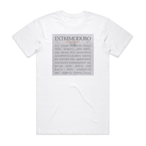 Extremoduro La Ley Innata Album Cover T-Shirt White Extremoduro La Ley Innata Album Cover T-Shirt White