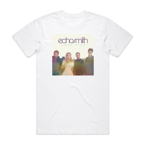 Echosmith Cool Kids Album Cover T-Shirt White Echosmith Cool Kids Album Cover T-Shirt White
