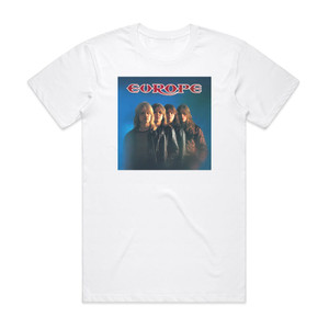 Europe Europe 1 Album Cover T-Shirt White Europe Europe 1 Album Cover T-Shirt White