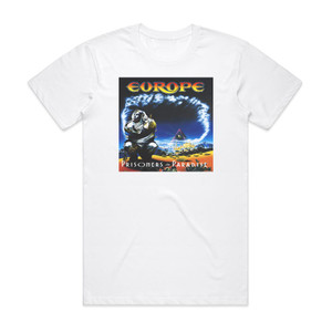 Europe Prisoners In Paradise Album Cover T-Shirt White