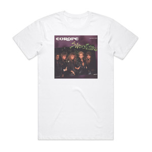 Europe Superstitious Album Cover T-Shirt White