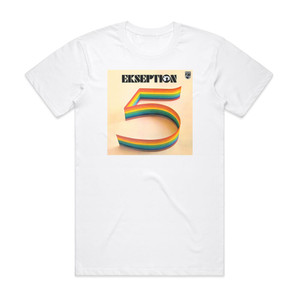 Ekseption 5 Album Cover T-Shirt White Ekseption 5 Album Cover T-Shirt White