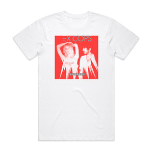 Ex Cops Daggers Album Cover T-Shirt White Ex Cops Daggers Album Cover T-Shirt White