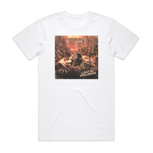 Essence Lost In Violence Album Cover T-Shirt White Essence Lost In Violence Album Cover T-Shirt White