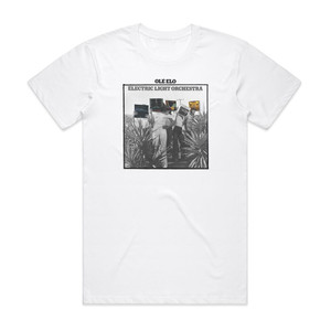 Electric Light Orchestra Ol Elo Album Cover T-Shirt White Electric Light Orchestra Ol Elo Album Cover T-Shirt White