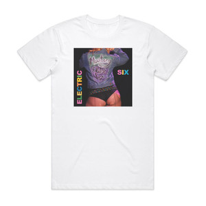 Electric Six Mustang Album Cover T-Shirt White Electric Six Mustang Album Cover T-Shirt White