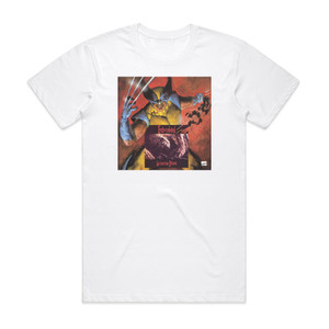 Entombed Wolverine Blues 2 Album Cover T-Shirt White Entombed Wolverine Blues 2 Album Cover T-Shirt White