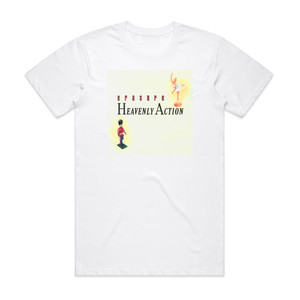 Erasure Heavenly Action Album Cover T-Shirt White Erasure Heavenly Action Album Cover T-Shirt White