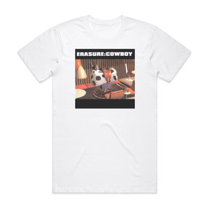 Erasure Cowboy Album Cover T-Shirt White Erasure Cowboy Album Cover T-Shirt White