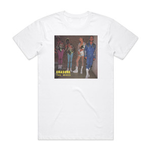 Erasure The Mixes Album Cover T-Shirt White Erasure The Mixes Album Cover T-Shirt White