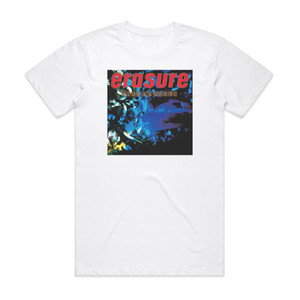 Erasure Ship Of Fools Album Cover T-Shirt White Erasure Ship Of Fools Album Cover T-Shirt White