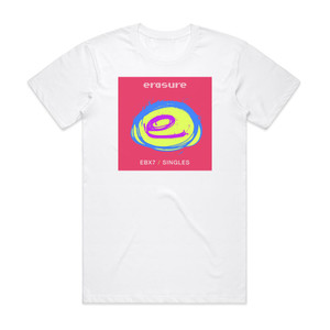 Erasure Ebx 7 Singles Album Cover T-Shirt White Erasure Ebx 7 Singles Album Cover T-Shirt White