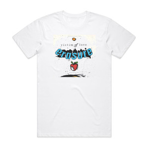 Erasure Victim Of Love Album Cover T-Shirt White Erasure Victim Of Love Album Cover T-Shirt White