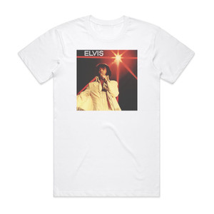 Elvis Presley Youll Never Walk Alone Album Cover T-Shirt White Elvis Presley Youll Never Walk Alone Album Cover T-Shirt White