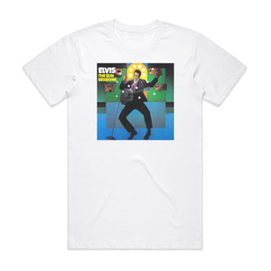Elvis Presley The Sun Sessions Album Cover T-Shirt White Elvis Presley The Sun Sessions Album Cover T-Shirt White
