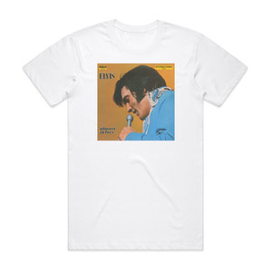 Elvis Presley Almost In Love Album Cover T-Shirt White Elvis Presley Almost In Love Album Cover T-Shirt White