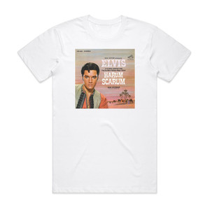 Elvis Presley Harum Scarum Album Cover T-Shirt White Elvis Presley Harum Scarum Album Cover T-Shirt White