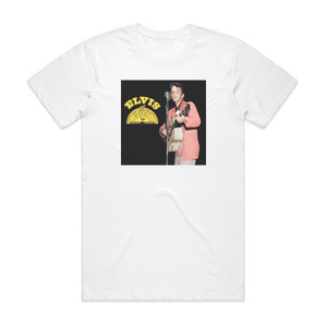 Elvis Presley Elvis At Sun Album Cover T-Shirt White Elvis Presley Elvis At Sun Album Cover T-Shirt White