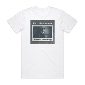 Eric Johanson Covered Tracks Vol 1 Album Cover T-Shirt White Eric Johanson Covered Tracks Vol 1 Album Cover T-Shirt White