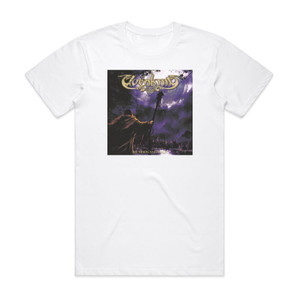 Elvenking The Moon And Magic Album Cover T-Shirt White Elvenking The Moon And Magic Album Cover T-Shirt White