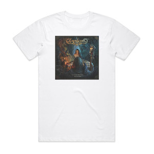 Elvenking Reader Of The Runes Divination Album Cover T-Shirt White Elvenking Reader Of The Runes Divination Album Cover T-Shirt White