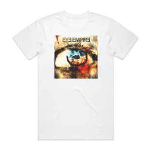 Eye Empire Moment Of Impact Album Cover T-Shirt White Eye Empire Moment Of Impact Album Cover T-Shirt White